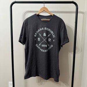 LARGE GRAY BANANA REPUBLIC SHIRT